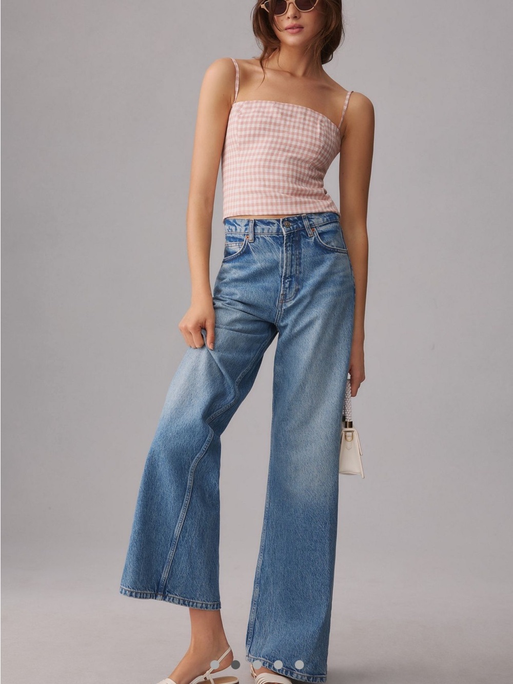 Reformation high rise slouch jeans in Colorado